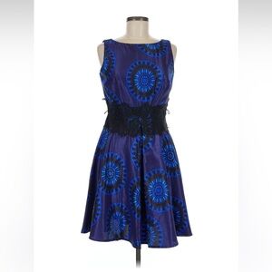 Melonie T day glo mandala dress, size 6